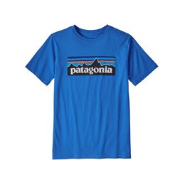 Chlapecké triko Patagonia KR Boys P-6 lOGO Organic T-shirt BYBL