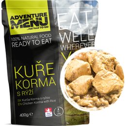 AdventureMenu Kuře Korma s rýží, 400g