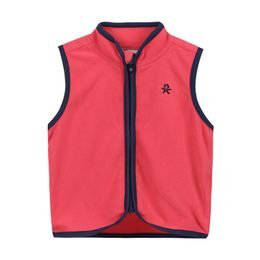 Dětská vesta Color Kids Baby Fleece Waistcoat teaberry