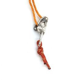 Přívěsek Sampaoli Carabiner & Grigri BR-SI yellow&red