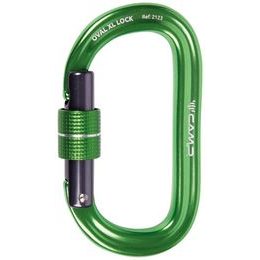 Karabina Camp Oval XL Lock green