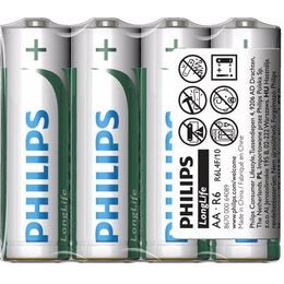 Baterie Philips LongLife tužková /LR6/4ks/