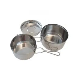 Ešus Yate třídílný nerezový