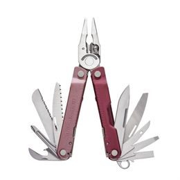 Multitool Leatherman Rebar heathered cranberry