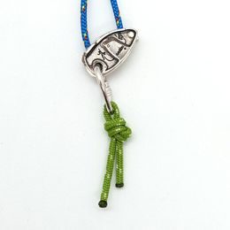Věšák na klíče Fujfuj Mini 2 Oak Wood Blue Knut