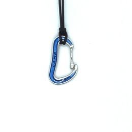 Přívěsek Sampaoli Carabiner Dyon BR-RH blue&red black sling