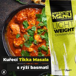 AdventureMenu LW Kuře Tikka Masala s rýží basmati 173g (velká porce)