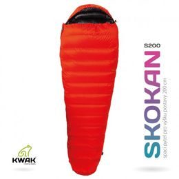 Spacák Kwak Skokan 170cm Nano červená J-zip + krycí léga