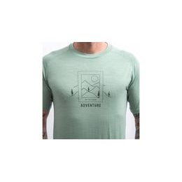 Dámské triko Sensor KR Merino Active modrá