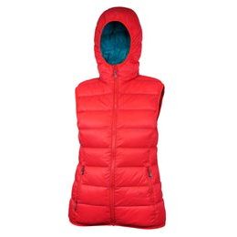 Dámská vesta Warmpeace Yuba hibiscus/harbor blue