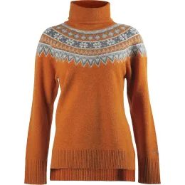 Dámský svetr Skhoop vlněný Scandinavian Roll Neck inca gold