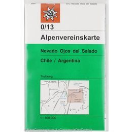 Mapa OEAV č. 0/13 Chile/Argentina Nevado Ojos del