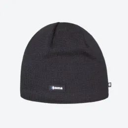 Čepice Kama Merino pletená AW19 černá