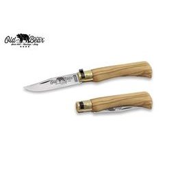 Kapesní nůž Antonini OldBear 9306/17_LU, carbon, olive wood, S