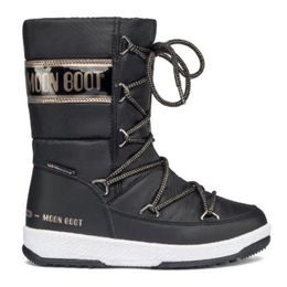 Juniorské boty Moon Boot JR Girl Quilted black/copper