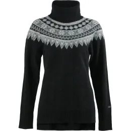 Dámský svetr Skhoop vlněný Scandinavian Roll Neck black