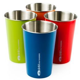 Set hrnků GSI Glacier Stainless Pint Set 500ml multi color