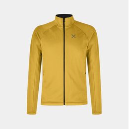Pánská fleecová mikina Montura Fadis Grid Maglia mustard