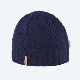 Čepice Kama Merino pletená AW63 tmavě modrá