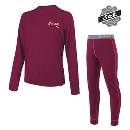 Juniorský set Sensor Double Face Logo Triko DR + Spodky lila