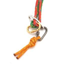 Přívěsek Sampaoli Set Double Rope BR-RH-GO-RU green&red