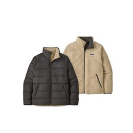 Pánská bunda Patagonia Reversible Silent Down Jkt BLK
