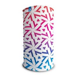 Multifunkční šátek Bosa Snow Flakes pink