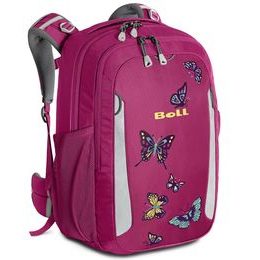 Školní batoh Boll School Mate 20 Butterflies 2.0 boysenberry