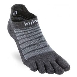 Prstové ponožky Injinji Run NoShow LW Wool slate