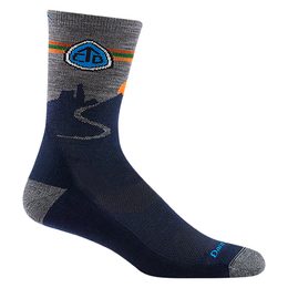 Ponožky DarnTough Micro Crew Lightweight with Cushion CDT eclipse