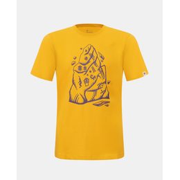 Pánské triko Montura KR Spire mustard