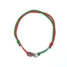 Přívěsek Sampaoli Carabiner & Eight BR-RH-RU red&green