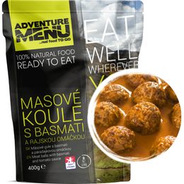 AdventureMenu Masové koule s basmati a rajskou omáčkou 400g