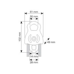 Hrudní blokant Camp Turbochest