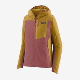 Dámská bunda Patagonia R1 CrossStrata Hoody BURD