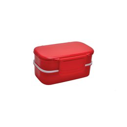 Transportní box na poraviny Baladeo Osaka XL, 2 patra, vč.lžíce a vidličky, červený