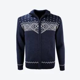 Svetr Kama Merino 4065 tmavě modrá