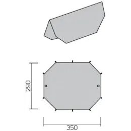 Bivakovací plachta Trekmates Hexagon