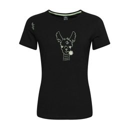 Dámské triko Chillaz Valencia Happy Alpaca black