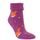 Dámské ponožky RS ohrnovací Veverky fialová