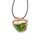 Přívěsek Sampaoli Bag Magnesite BR green, black string