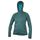 Dámská mikina Warmpeace Rigby turquoise green