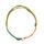 Přívěsek Sampaoli Carabiner & Eight BR-RH-&-RU plated yellow&green rope