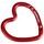 Munkees Karabina srdce - red