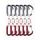 Set expresek Ocún Hawk QD Wire BIO-DYN-RING 15mm 10cm 6-pack red