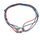 Přívěsek Sampaoli Carabine Camp Atom Lock BR-SI black screw blue&red