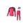 Dětský set Sensor Merino Impress triko DR + kalhoty DN magenta/floral