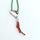 Přívěsek Sampaoli Carabiner & Grigri BR-SIplated green&red rKNOT