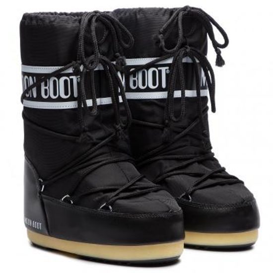 Boty Moon Boot Icon Nylon, 001 black