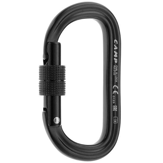 Karabina Camp Oval XL Lock; black